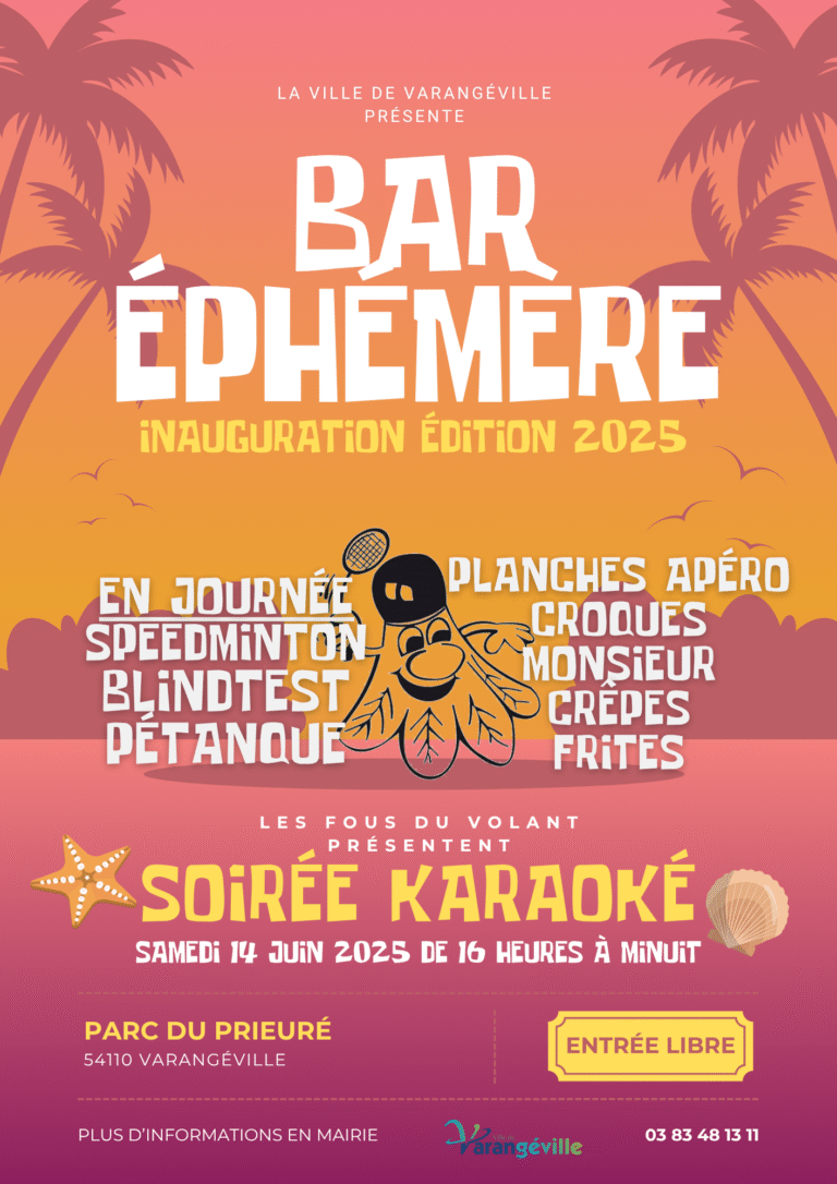 🎉 Retour sur l’inauguration des bars éphémères 2025 à Varangéville