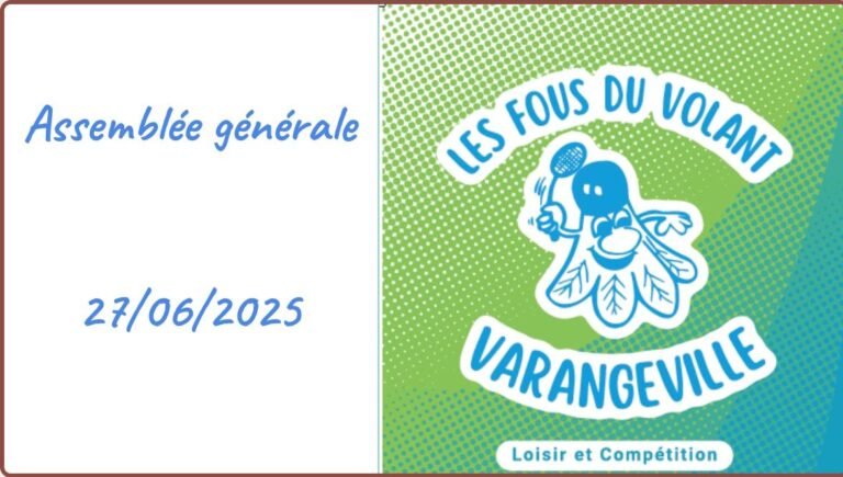 📝 Retour sur l’Assemblée Générale 2025 des Fous du Volant